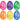 Easter Eggs Assorted 6ct - Amscan - Premium Party Distribution