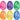 Easter Eggs Assorted 6ct - Amscan - Premium Party Distribution