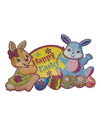 Easter Glitter 3D Paper Plaque - Winner Party - Premium Party Distribution