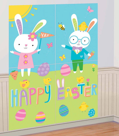 Easter Scene Setters Wall Decoration 4ct - Amscan - Premium Party Distribution