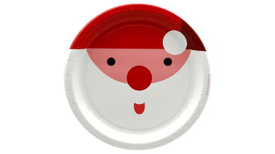 9" Paper Plates - Santa Clause (8ct)