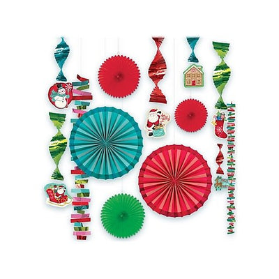 Fan Decorating Kit - North Pole Christmas (13ct) - Premium Party Distribution