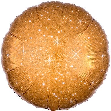 FAUX SPARKLE GOLD - Standard Foil Balloon - Premium Party Distribution