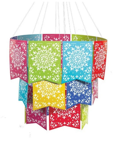 Fiesta Flag 20" Chandelier 1ct - Amscan - Premium Party Distribution
