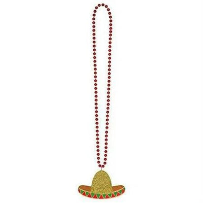 Fiesta Mexican Hat Necklace 1ct - Amscan - Premium Party Distribution