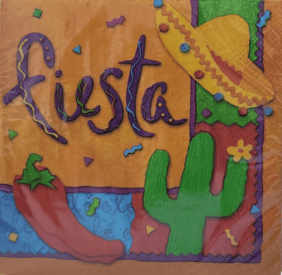FIesta Ole Ole Luncheon Napkins 16ct - Amscan - Premium Party Distribution