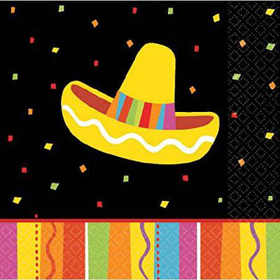 Fiesta Party Napkins 16ct - Amscan - Premium Party Distribution