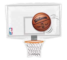 Anagram 24" Basketball Hoop Foil Balloon