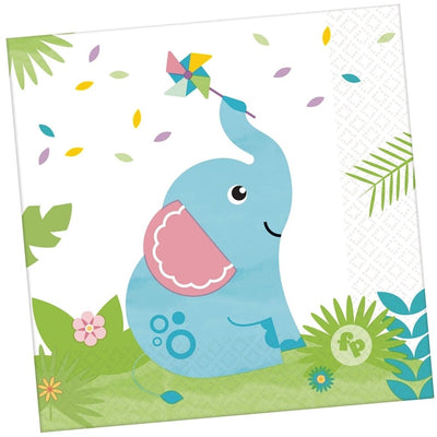 Fisher Price Hello Baby Beverage Napkins 16ct - Premium Party Distribution