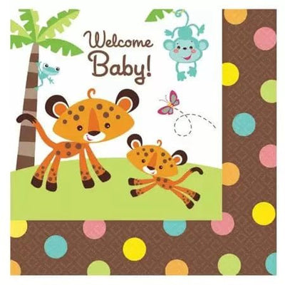 Fisher Price Welcome Baby! Beverage Napkins 16ct - Premium Party Distribution