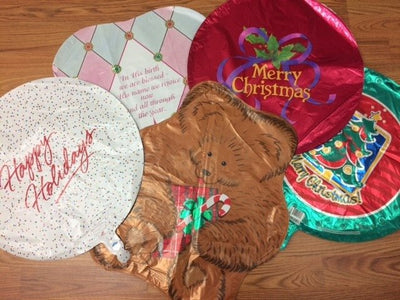 Foil Balloon Assortment - Christmas (20ct) - Premium Party Distribution