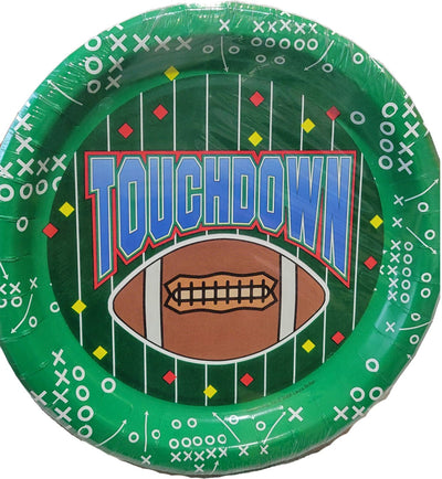 Football Playbook 9" Paper Plates 8ct - Premium Party Distribution