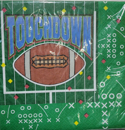 Football Playbook Lunch Napkins 16ct - Premium Party Distribution