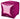 FUCHSIA - CUBEZ - Dimensional Foil Balloon (Pkg of 3) - Premium Party Distribution