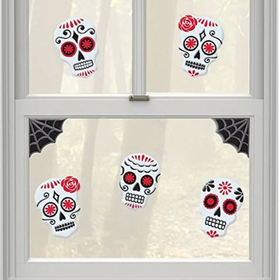 Gel Clings - Sugar Skulls - Premium Party Distribution