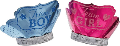 Girl or Boy? Tiaras 12pc - Premium Party Distribution
