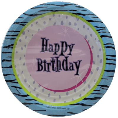 Girls Club Happy Birthday 7" Paper Plate 8ct - Premium Party Distribution