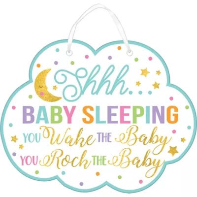 Glitter Baby Sprinkle Shower Sign - Premium Party Distribution