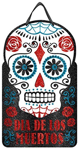 Glossy Sign - Skull Dia de los Muertos - Premium Party Distribution