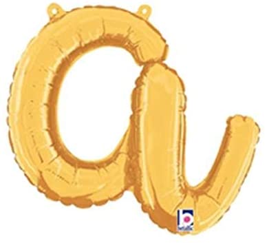 Betallic 14" Script Letter "a" Gold