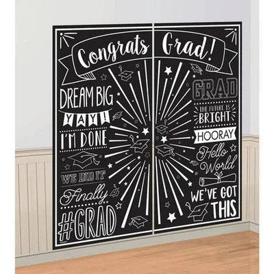Graduation Scene Setter Wall Decorating Kit 2ct - Amscan - Premium Party Distribution