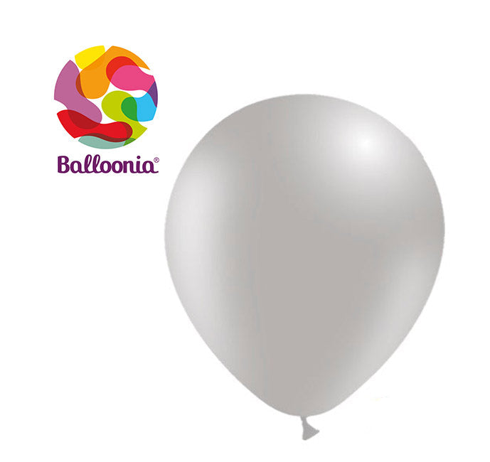 12" Grey (100ct) - Balloonia