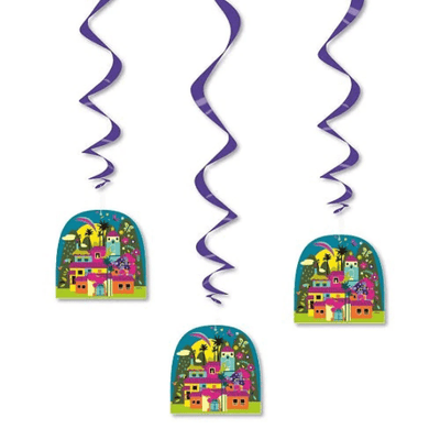Hanging Swirl Decorations - Encanto (3ct) - Premium Party Distribution