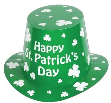 Happy St Patrick's Day Hi - Hat - Printed - Top Hat - Premium Party Distribution