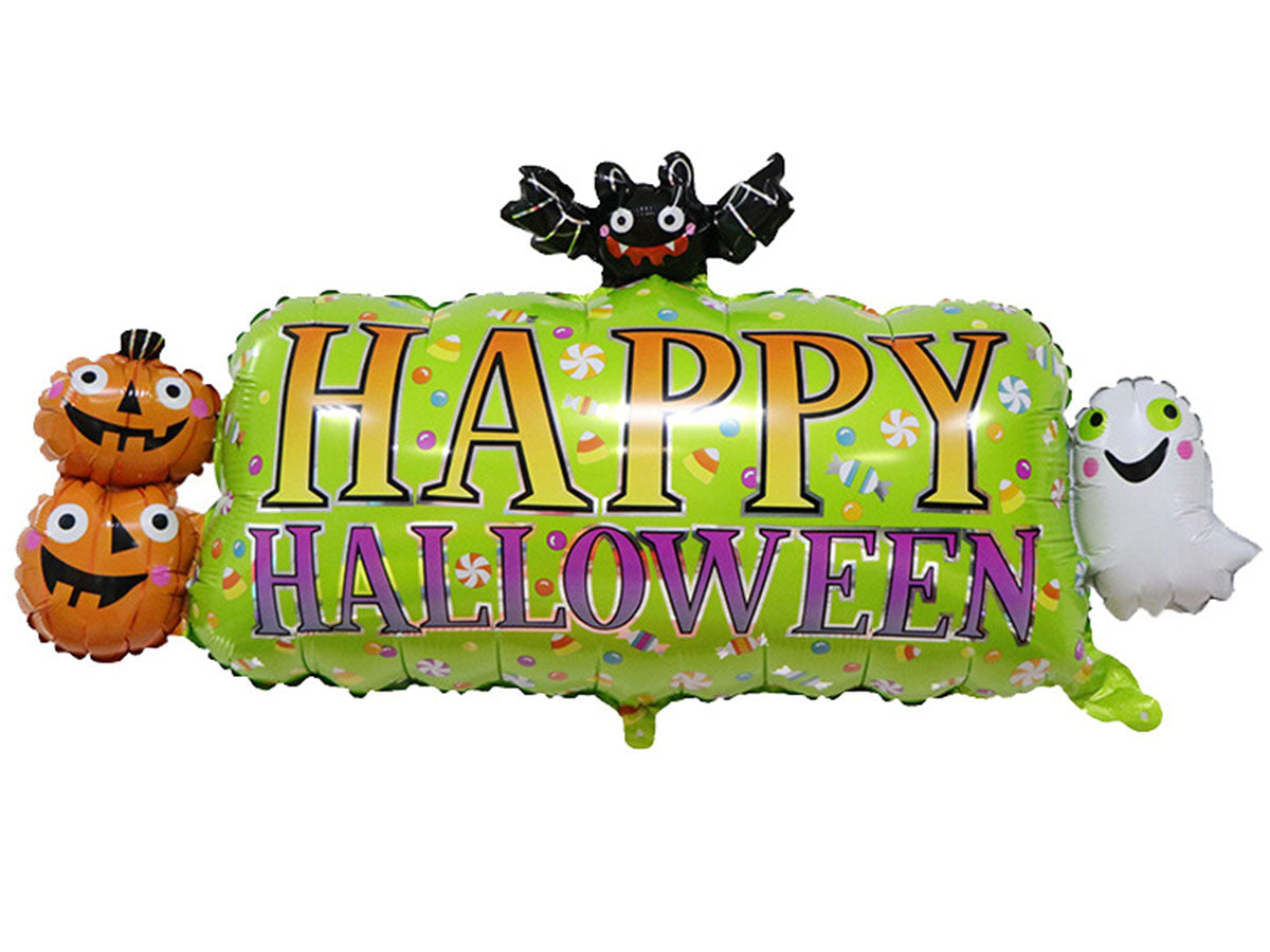 Winner Party 31" Happy Halloween Banner Foil Balloon