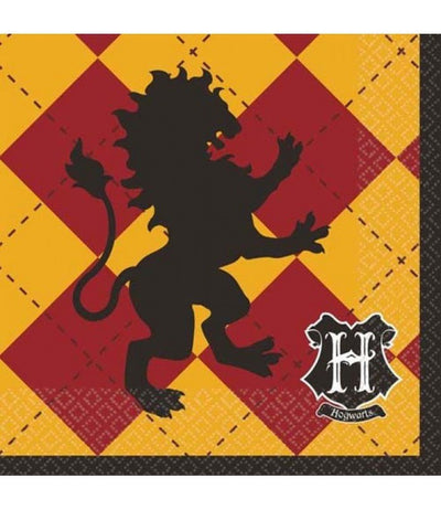 Harry Potter Beverage Napkins 16ct - Premium Party Distribution