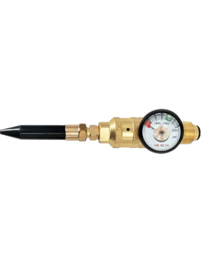 Helium Regulator with Rubber Tip & Gauge - Premium Party Distribution