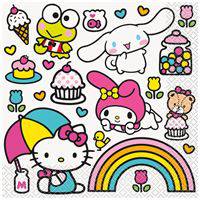 Hello Kitty Luncheon Napkins 16ct - Unique - Premium Party Distribution