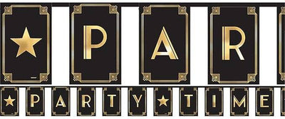 Hollywood Party Letter Banner 12ft - Amscan - Premium Party Distribution