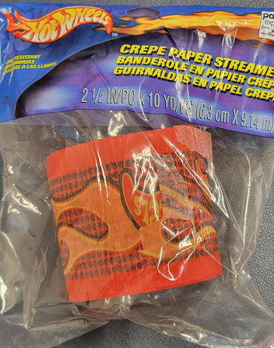 Hot Wheels Crepe Streamer - Premium Party Distribution