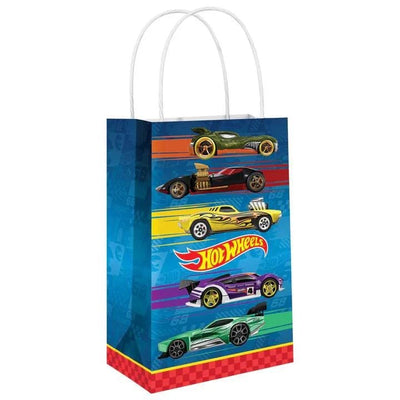 Hot Wheels Kraft Bags 8ct - Amscan - Premium Party Distribution