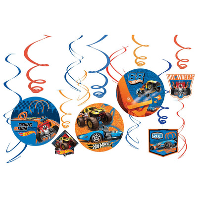 Hot Wheels Wild Racer™ Foil Swirl Value Pack Decorations - Premium Party Distribution