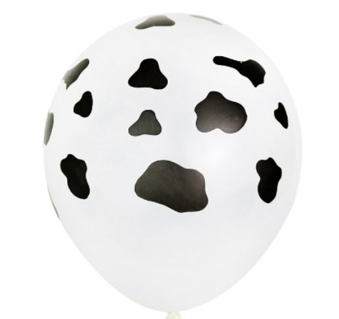 Winntex Premium 12” Cow Print Latex Balloon 50ct