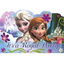 Invitations - Frozen It's a Royal Party (8ct) - Premium Party Distribution