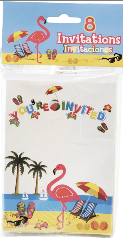 Invitations - Luau Party (8ct) - Premium Party Distribution