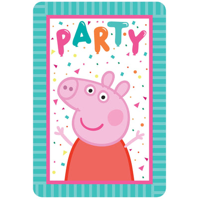Invitations - Peppa Pig Confetti Party (8ct) - Premium Party Distribution