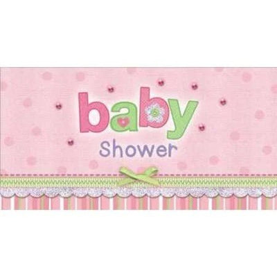 Invitations - Pink Baby Shower (8ct) - Premium Party Distribution