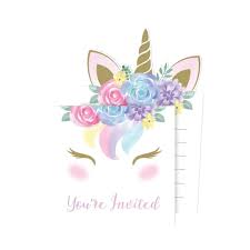 Invitations - Unicorn Baby Shower (8ct) - Premium Party Distribution