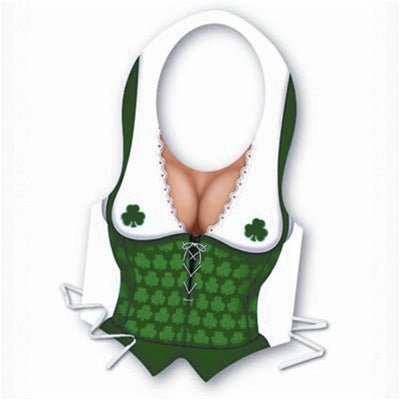 Irish Miss Plastic Vest - Retail Packaged - Premium Party Distribution