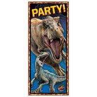 Jurassic World 2 Door Poster 2.25ft x 5ft (1 Count) - Unique - Premium Party Distribution