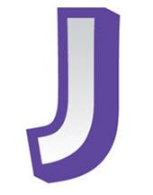 Just Write Sticker - Letter J (48ct) - Premium Party Distribution