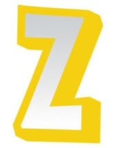 Just Write Sticker - Letter Z (48ct) - Premium Party Distribution