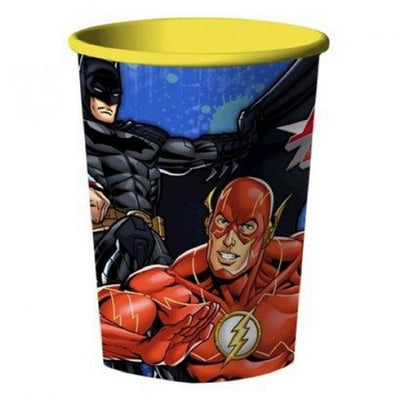 Justice League Favor 16 oz. Plastic Cup - Premium Party Distribution