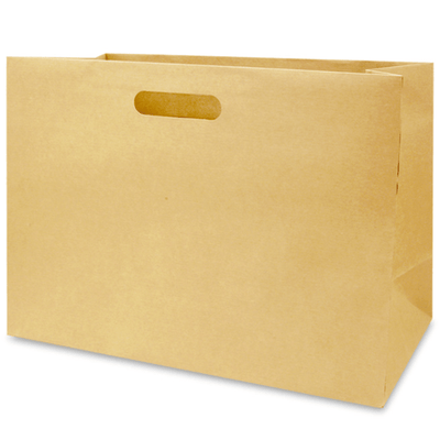 Kraft Bag - Die - Cut Boutique Large (12ct) - Premium Party Distribution