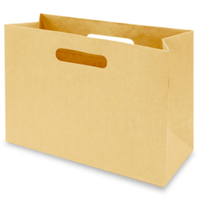 Kraft Bag - Die - Cut Boutique Small (12ct) - Premium Party Distribution
