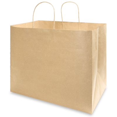 Kraft Bag - Large Boutique Delivery Handle (12ct) - Premium Party Distribution